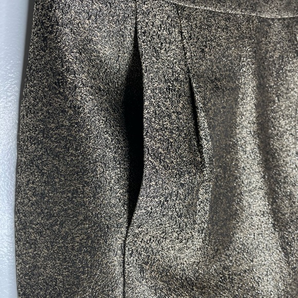 Gold and black mini skirt - size (6) - fossil - Picture 3 of 4